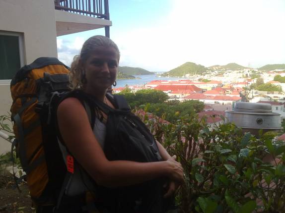 Partindo do hotel, cedinho, em Charlotte Amalie - USVI